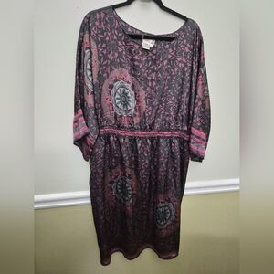 Max Studio Specialty Products Floral Patterned Dress 3x